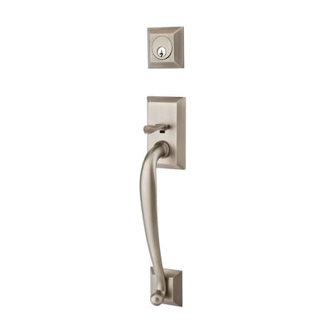 Emtek Antique Nickel Handleset 4413SQUUS15A 4413SQUUS15A